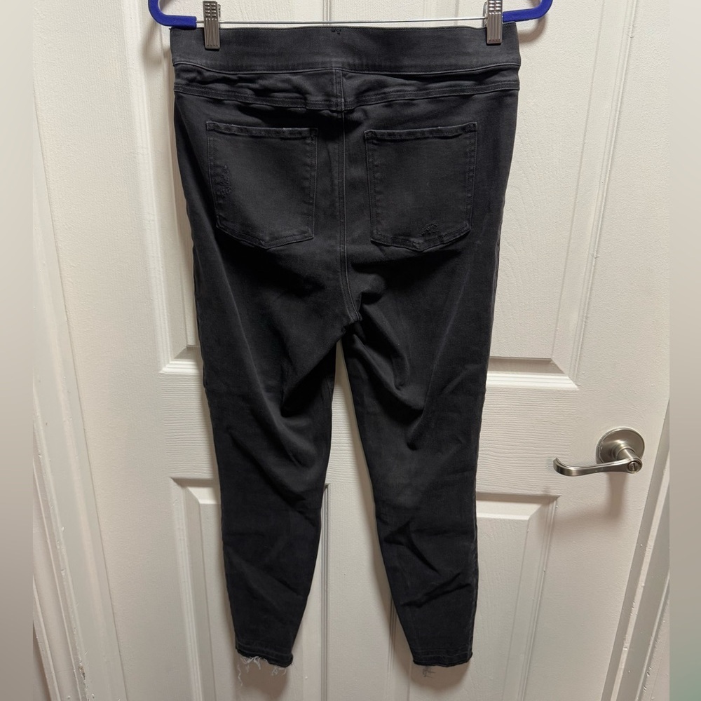 SPANX Black Pull-On Skinny Jeans - Picture 4 of 7
